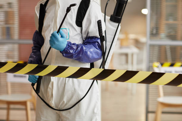 Professional Biohazard Cleanup technician working in Aberdeen, NC